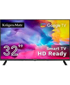 Kruger&matz Krüger&Matz KM0232-G TV 81.3 cm (32") HD Smart TV Wi-Fi Black Televizori