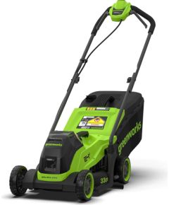 Akumulatora zāles pļāvējs Greenworks LM3302A1; 24 V; 33 cm (bez akumulatora un lādētāja) Газонокосилки