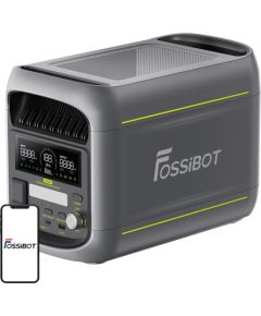 FOSSIBOT F1800 1800W Charging Station (Gray) Akumulatoru spēkstacijas