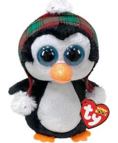 Meteor Maskotka Beanie Boos Pingwin świąteczny Cheer 15 cm Mīkstās rotaļlietas