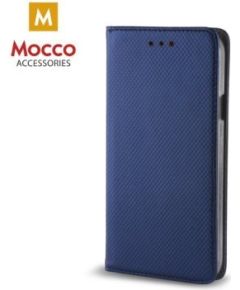 Mocco Smart Magnet Book Case Grāmatveida Maks Telefonam Apple iPhone 7 / iPhone 8 Zils Neoriģinālie Maciņi