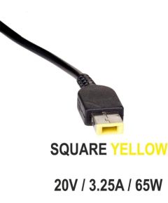 Akyga notebook power adapter AK-ND-24 20V/3.25A 65W Square yellow LENOVO