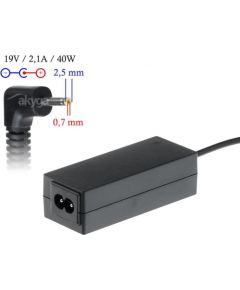 Akyga notebook power adapter AK-ND-23 19V/2.1A 40W 2.5x0.7mm ASUS