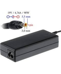 Akyga notebook power adapter AK-ND-27 19V/4.74A 90W 5.5x3.0 mm + pin SAMSUNG