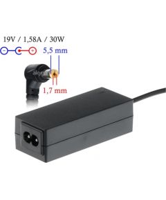 Akyga notebook power adapter AK-ND-21 19V/1.58A 30W 5.5x1.7 mm ACER