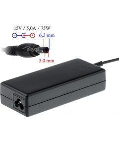 Akyga notebook power adapter AK-ND-14 15V/5.0A 75W 6.3x3.0 mm TOSHIBA