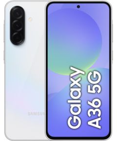 Samsung Galaxy A36 17 cm (6.7") Dual SIM Android 15 5G USB Type-C 6 GB 128 GB 5000 mAh White Мобильные телефоны