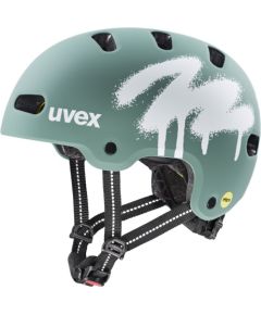 Kask rowerowy dziecięcy UVEX Kid 4 Style MIPS, green Velo ķiveres