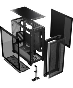 MODECOM Case VOLCANO EXPANSE S MIDI Black Datoru korpusi