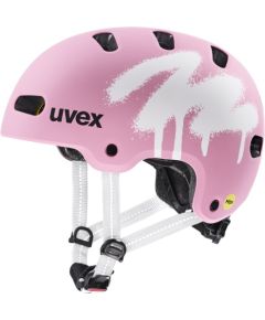 Kask rowerowy dziecięcy UVEX Kid 4 Style MIPS, sprawy strawberry matt Велосипедные шлемы
