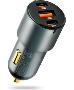 Car charger everActive CC-40Q USB QC3.0 + 2x USB-C PD 60W Telefonu lādētāji 220v