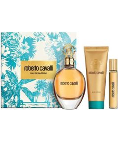 Roberto Cavalli Dárková sada EDP 75 ml, tělové mléko 100 ml a miniaturka EDP 15 ml 75ml Dāvanu komplekti