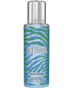 Roberto Cavalli Glossy Waves Třpytivý tělový sprej 250ml Sieviešu Smaržas