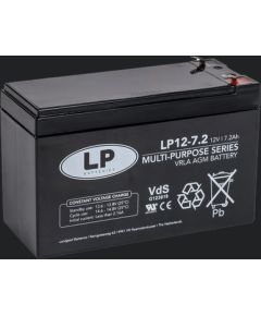 7.2Ah akumulators LANDPORT Industrial 151x65x99.5mm Akumulatori