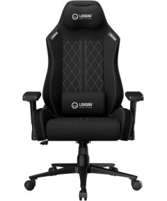 LORGAR CHA41, Ergonomic Gaming Chair Advanced, premium anti-stain fabric, Black/white Gaming krēsli