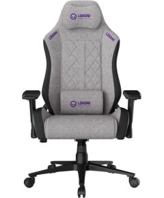 LORGAR CHA41, Ergonomic Gaming Chair Advanced, premium anti-stain fabric, Grey Gaming krēsli