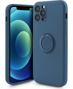 Mocco Pastel Ring Silicone Back Case Aizmugurējais Silikona Apvalks Priekš Samsung Galaxy S22 5G Zils Neoriģinālie Maciņi