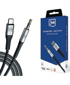 3MK   3MK Kabel AUX USB-C - Jack 3,5 mm 1m Дата USB-кабели