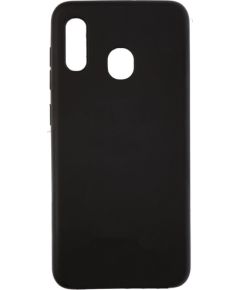 Evelatus Samsung  A40 Silicon Case Black Neoriģinālie Maciņi