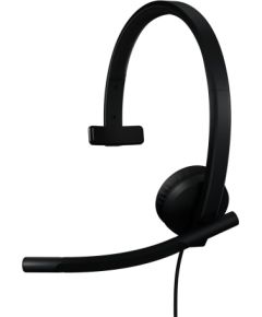 HEADSET H570E MONO USB/BLACK 981-001426 LOGITECH Наушники
