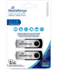 MEMORY DRIVE FLASH USB2 32GB/MR911-2 MEDIARANGE USB карты памяти (Flash)