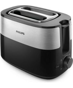 PHILIPS Daily Collection Tosteris, 830 W (melns) - HD2516/90