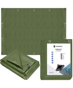Brezents  Springos GA2131 4x5m 120g/m2 Nojumes un aksesuāri