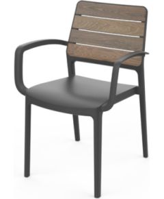 Keter Dārza kŗesls Deco Porto Armchair valrieksts/pelēks Jaunumi -Dārzam