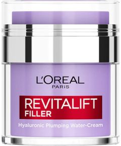 L'oreal Paris Filler Hyaluronic Plumping Water-Cream - Hydratační krém 50ml Косметика для тела