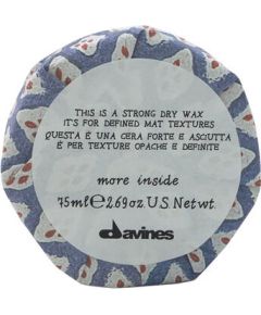 Davines More Inside Strong Dry Wax - Tvarující vosk pro silnou fixaci 75ml Matu kopšana