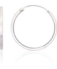 Sudraba auskari-riņķīši #2203985, Sudrabs 925°, 2.9 gr. Auskari-riņķīši