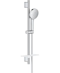 Grohe dušas komplekts Euphoria 120 III AquaBooster ar ziepju trauku, 600/1750 mm, hroms Dušas un komplekti