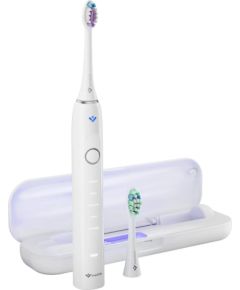 Szczoteczka soniczna do zębów TrueLife SonicBrush Clean70 UV biała IPX8 Elektriskās zobu birstes, irigatori