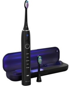 Szczoteczka TrueLife Szczoteczka soniczna do zębów SonicBrush Clean70 UV czarna IPX8 Elektriskās zobu birstes, irigatori