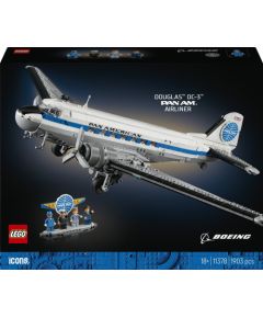 LEGO LEGO Icons 11378 - Samolot pasażerski Douglas DC-3 PAN AM Jaunumi, Bērnu preces