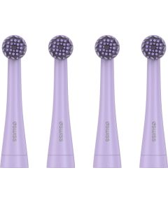 Końcówka 4Swiss ST216 Electrosonic Care+ 4-PAK rotacyjne Lavender Uzgaļi elektriskajām zobu birstēm