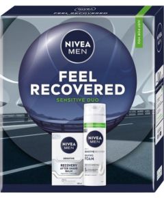 Nivea Men Feel Recovered zestaw pianka do golenia 200ml + balsam po goleniu 100ml Духи и косметика