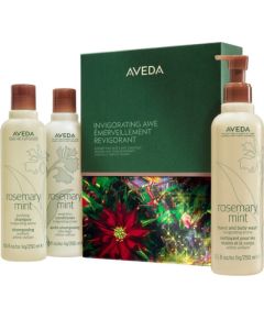 Aveda Invigorating Awe zestaw szampon do włosów 250ml + odżywka do włosów 250ml + żel do mycia ciała i rąk 250ml Smaržas - NESAKĀRTOTS
