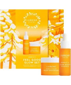 Lumene Nordic-C [Valo] Feel Good Glow Gift Set zestaw esencja do twarzy 30ml + krem do twarzy 50ml Smaržas - NESAKĀRTOTS