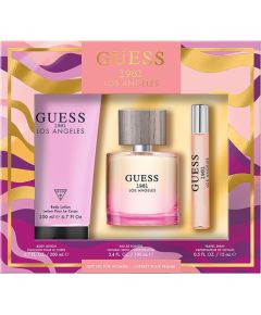 Guess 1981 Los Angeles Woman Balsam Do Ciała 200Ml + Woda Toaletowa 15Ml + Woda Toaletowa 100Ml Sieviešu Smaržas