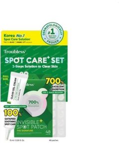 Troubless Spot Care Plus Set Zestaw do pielęgnacji skóry z niedoskonałościami Духи и косметика