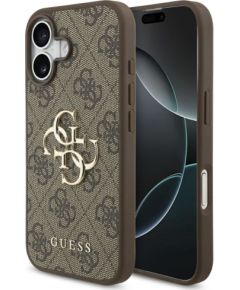 Guess   Etui Guess 4G Big Logo do iPhone 17      brązowy Neoriģinālie Maciņi