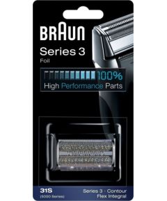 BRAUN Series 3 nomaiņas galviņa, melna Skuvekļu papildpiederumi