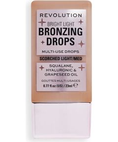 Makeup Revolution Light/Med Bronzing Drops - Bronzující kapky 23ml Dekoratīvā kosmētika
