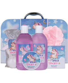 Accentra Magical Unicorn Giift Box - Dárková sada v papírovém kufříku Ķermeņa kosmētika