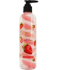 Accentra Strawberry & Vanilla Essential Botanicals Body Milk - Tělové mléko 300ml Ķermeņa kosmētika