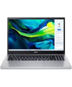 Acer AG15-32P-39R2 Core 3 N355 15.6"FHD IPS 8GB LPDDR5 SSD(128+128) BT Win11 Silver (REPACK) 2Y Portatīvie datori