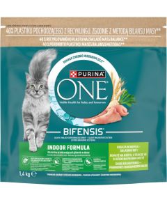Purina ONE Indoor Formula Kot Indyk 1.4kg Сухой корм для кошек