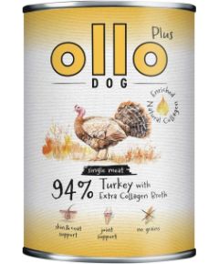 OLLO Plus Collagen Mono Turkey - wet dog food - 800g Suņu barība