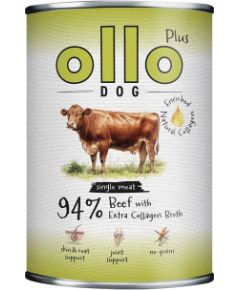 OLLO Plus Collagen Mono Beef - wet dog food - 800g Suņu barība